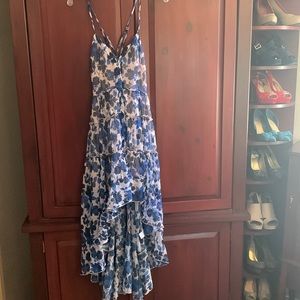 Floral high low dress